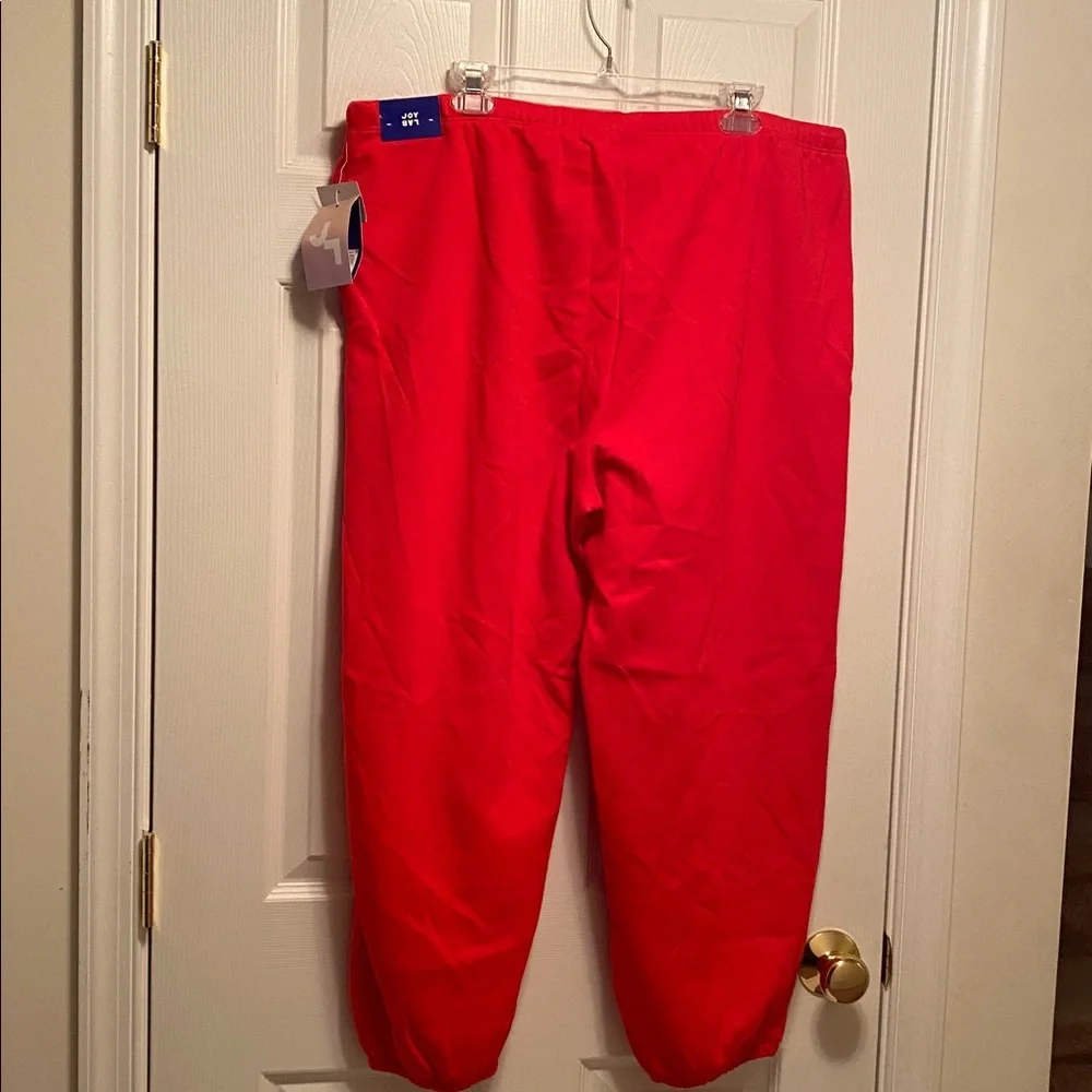Joylab Red Mid-Rise Joggers…size XXL - Picture 2 of 7